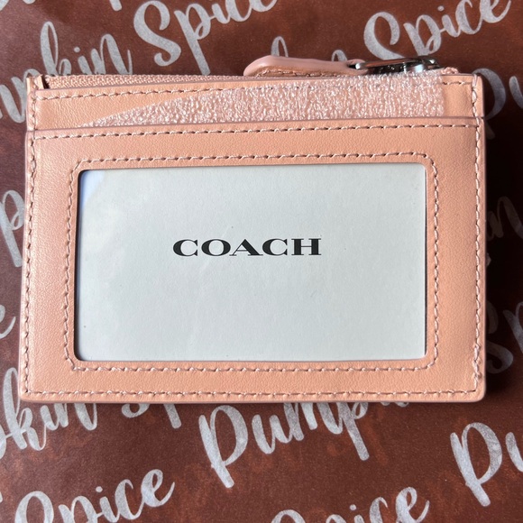 πππ COACH MINI SKINNY ID CASE IN SIGNATURE JACQUARD πππ NWT πππ - Picture 14 of 16